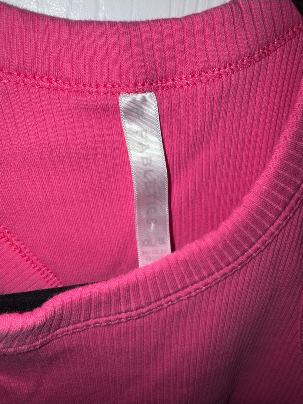 Fabletics Ribbed Tank Top - Hot Pink - Picture 3 of 6